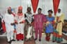 L-R: Director Commercial Directorate, United Bank for Africa (UBA) Plc. Feyi Ogoji; a staff of UBA, second runner, Male Category Victor Nwanosike;  a UBA Staff and Winner of the Best Dressed, Male Category Abdullahi Egunjobi; Group Deputy Managing Director, UBA Plc. Victor Osadolor; a staff of UBA, second runner up, Female Category, Amuche Aladi; and Group Head, Risk Management, UBA Plc. Kubi Momoh during the 2017 Africa Day Celebrations held at UBA House, Lagos last week.