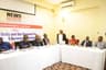 Members of the high table at the 5th anniversary lecture of News Express held at Sheraton Hotel Towers on Thursday, Sep. 28, 2017.