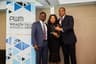 Divisional Head, Fidelity Private Banking, Chioma Nwankwo; Head, Investor Relations, Sam Obioha, and Chief Operations & Information Officer, Gbolahan Joshua, at the PWM Wealth Tech Award in London where Fidelity Bank emerged the â€˜Best Digital Networking Bank For Entrepreneurs, Africa 2019â€™ recently.