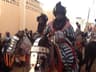 The Golden Jubilee of the reign of the Emir of Kano, Alhaji (Dr.) Ado Bayero, was marked on Saturday, June 15, 2013, with a special Durbar that attracted a mammoth crowd from various walks of life. Photo shows horse riders at the Durbar.