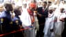 The Ovie of Uvwie Kingdom in Delta State, His Royal Majesty Emmanuel Sideso, unveiling Delta Cruz on Sept. 17, 2015. Delta Cruz is an energy-efficient car built by students of the Federal University of Petroleum Resources, Effurun, Delta State, in readiness for the 2015 Shell Eco-marathon competition in South Africa, in October.