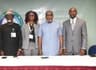 R-L: Managing Director, Nigeria LNG Limited, Dr. Philip Mshelbila; Managind Director, Shell Nigeria Gas and President, Nigeria Gas Association, Mr. Ed Ubong; Managing Director, Shell Nigeria Exploration and Production Company Limited, Mrs. Elohor Aiboni; and Chief Energising Officer, Consistent Energy Limited, Mr. Segun Adaju, at the panel session on _Future of Clean Energy Transition and the Industrial Development Imperative_ of the just-concluded 27th edition of the Nigeria Economic Summit in Abuja . . . Tuesday, Oct. 26, 2021.