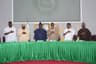 South-West Governors met on July 24, 2017 in Ibara, Abeokuta, Ogun State. Photo shows; L-R: Governors Ayodele Fayose (Ekiti), Akinwunmi Ambode (Lagos), Ibikunle Amosun (Ogun), Rotimi Akeredolu (Ondo), Rauf Aregbesola (Osun) and Abiola Ajimobi (Oyo).