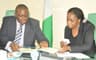 Minister of Finance, Mrs. Kemi Adeosun (right) with Managing Director, Nigeria LNG Ltd Mr. Babs Omotowa during a courtesy visit of the Nigeria LNG team to the Minister in Abujaâ€¦on August 29, 2016.

