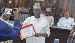 INEC presents certificates of return to Edo gov-elect, deputy