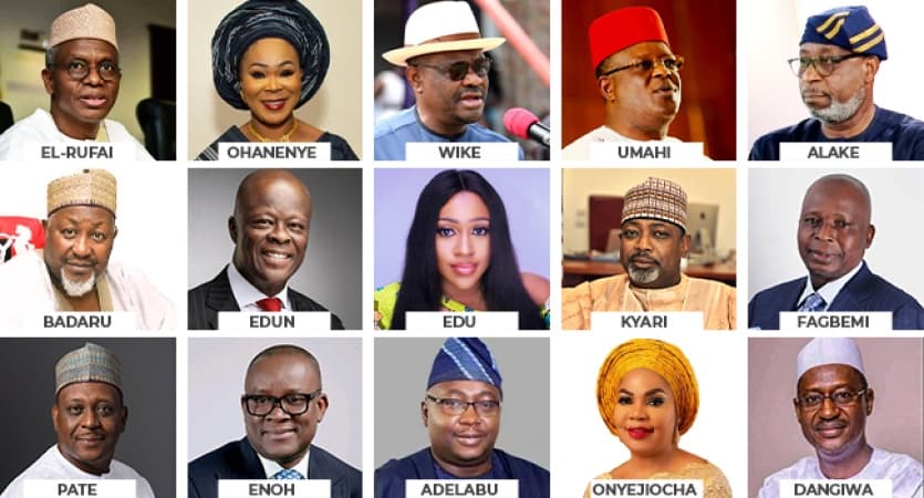 Full list of Tinubu?s ministers (some of them on the way out)