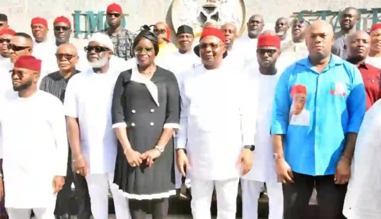 Uzodimma swears in Imo Council Chairmen, deputies; reads riot act to them