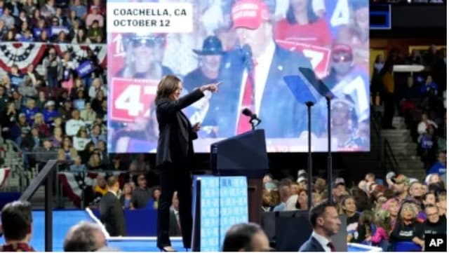 Harris, Trump battle for 7 states in final election sprint