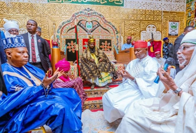 Reactions as Shettima recognises Sanusi as Emir of Kano