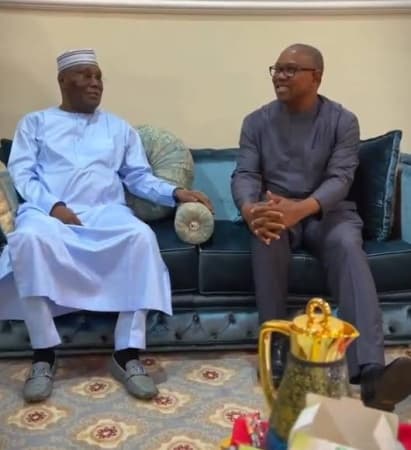 Atiku hosts Peter Obi in Adamawa