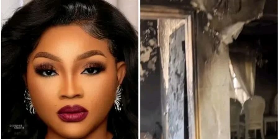 Actress Mercy Aigbe’s home gutted by fire