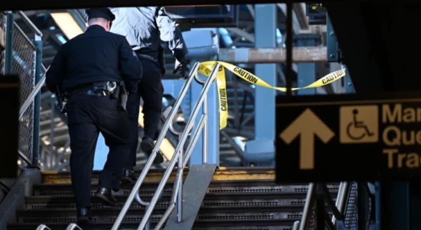 Woman burns to death after being set on fire inside train in US