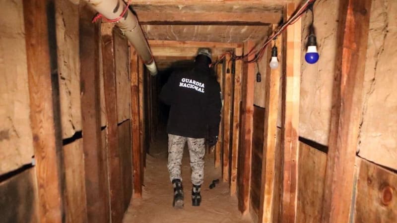 Hidden tunnel on US-Mexico border to be sealed