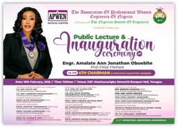 Women Engineers set to inaugurate Engr. Amalate Ann Jonathan Obuebite as Bayelsa Chairman