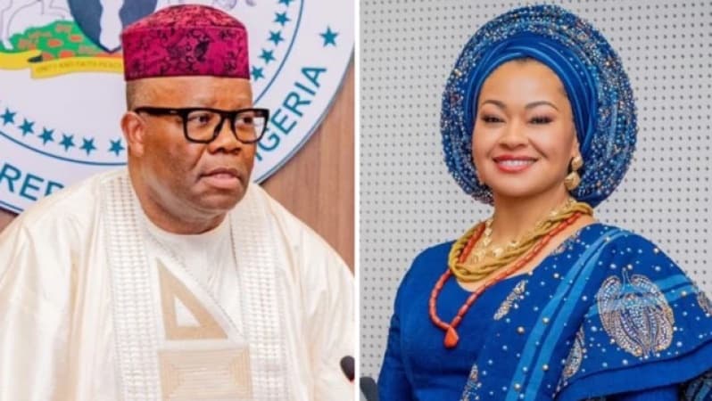 Between Senator Akpabio and his female colleagues