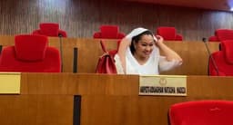 Natasha Akpoti resumes in Senate, takes new seat assigned by Akpabio