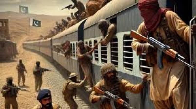 Pakistan militants attack train and take passengers hostage