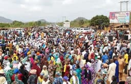 Kogi Central residents protest Senator Akpoti-Uduaghan’s suspension