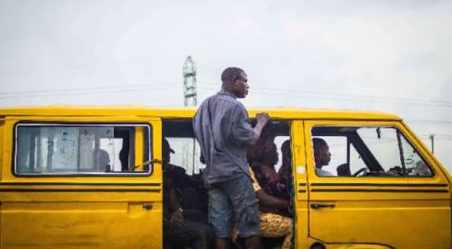 Hardship: Commercial bus drivers now sell provisions in vehicles