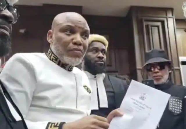 Nnamdi Kanu ?confident of April release?, sends message through visiting Igbo leader