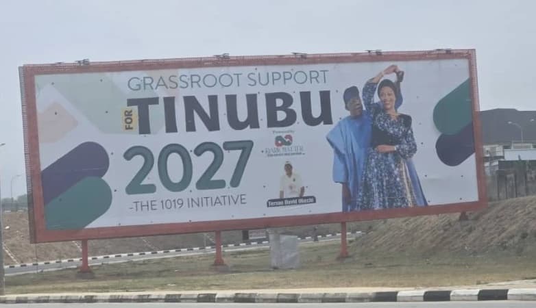 Presidency disowns 2027 campaign billboards