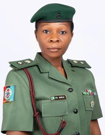 Official Profile of the newly appointed Acting Director of Army Public Relations, Lieutenant Colonel (Mrs) OA Anele FSS anipr