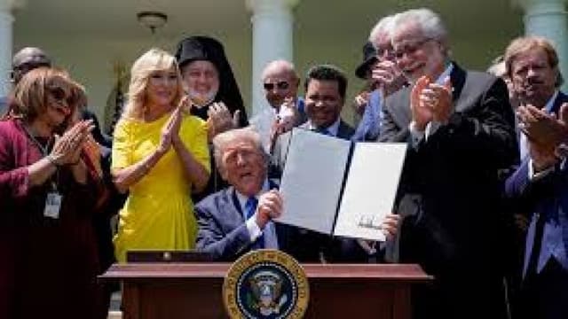 Trump signs order to block funding to public radio