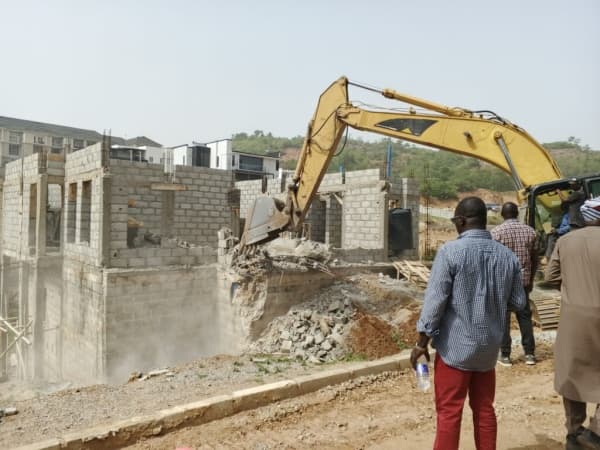 FCTA orders demolition of 24 illegally constructed two-storey buildings built on waterway
