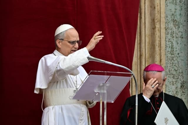 ‘No more war!’: Pope Leo XIV calls for peace in first Sunday Address