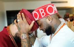 Davido emotional at Asa Asika?s wedding, says ?we built this through fire?