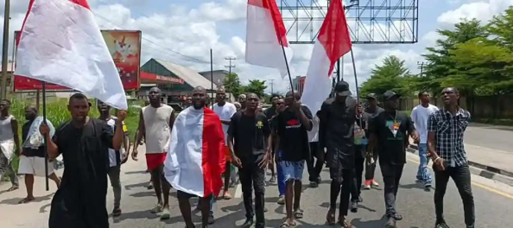 Itsekiri youths denounce INEC’s ward delineation report, hold peace walk in Warri