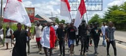 Itsekiri youths denounce INEC’s ward delineation report, hold peace walk in Warri