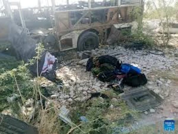 Pakistan blames India for school bus attack that killed 5