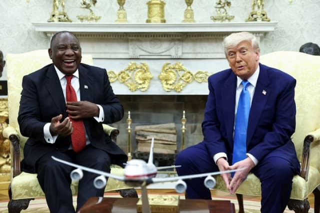 Ramaphosa persuades Trump to make deals with country