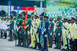  Nigerian Military thrills crowds at Cameroon’s 53rd National Day celebration