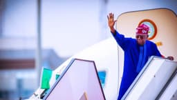 Tinubu departs for Lagos to mark ECOWAS’s 5oth Anniversary, commission projects