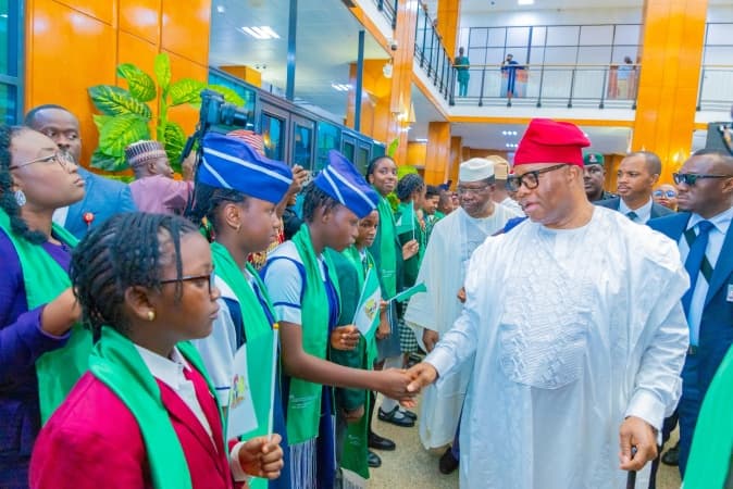 Senate suspends rules as Akpabio celebrates Nigerian children