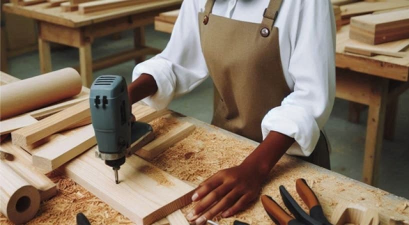 Female medical doctor dumps certificate to become a carpenter
