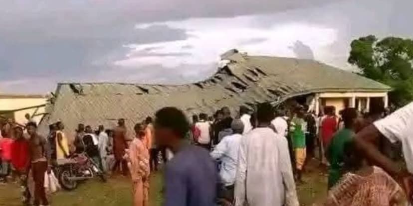 Examination hall collapses on WASSCE candidates, teachers in Taraba