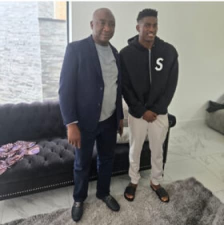 Gusau visits injured Awoniyi in UK