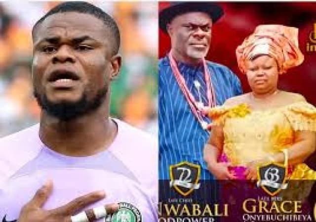 Eagles goalkeeper Nwabali’s parents for burial June 7