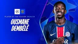 Ousmane Dembélé named 2024/25 UEFA Champions League Player of the Season