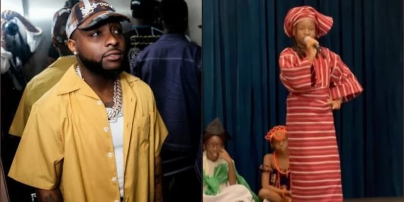 Davido excited as daughter represents hometown at school’s event