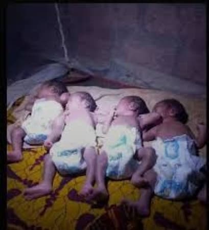 Displaced woman gives birth to quadruplets in Benue