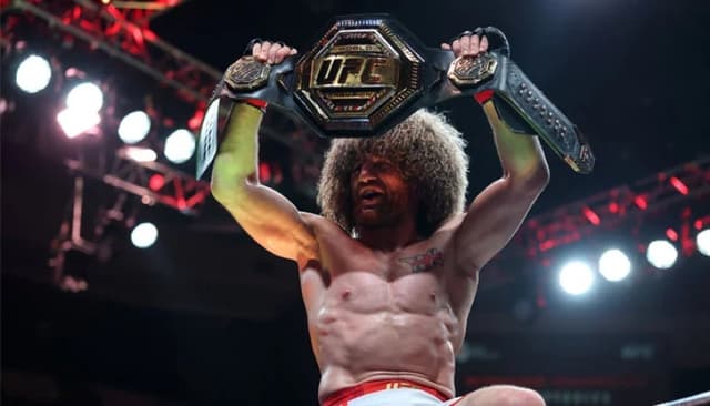 UFC: Dvalishvili stuns O'Malley with Trump in attendance