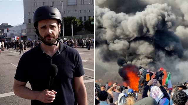 Calm returns to Los Angeles after hundreds arrested