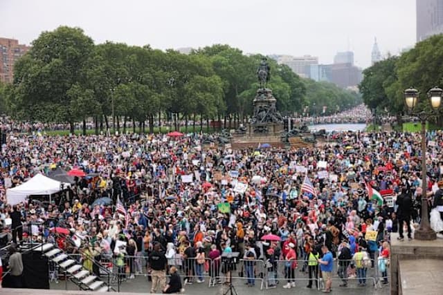 BREAKING: 'No Kings' anti-Trump protests rock America