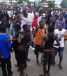 Youths block highway, protest 16 years of darkness in Delta community