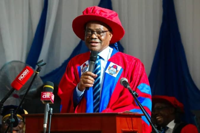 UNIPORT confers honorary degree of Doctor of Science on Wike