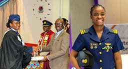 Nigeria’s First Female Fighter Pilot shines in Ghana